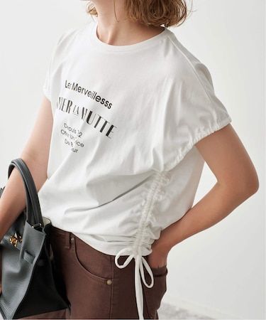 《別注》La Hutte / ラ ユット ギャザーTOP*2WAY