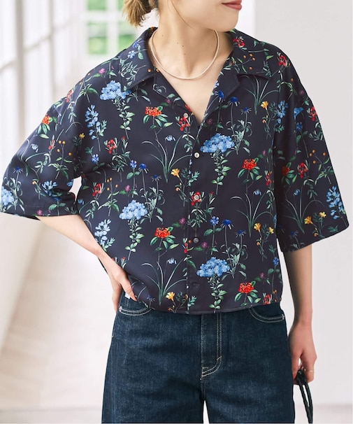 TICCA / ティッカ 別注フラワープリントシャツ