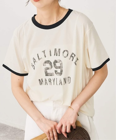 カレッジトリムTシャツ