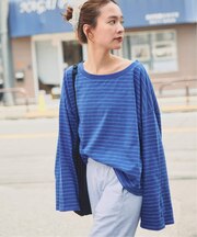 a&m ロングスリーブワイドボーダーTEE