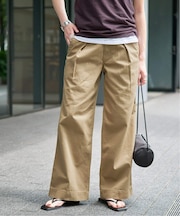 ラチネバックイージーストレートパンツ