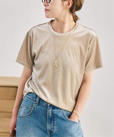 TA / PEベロアTシャツ