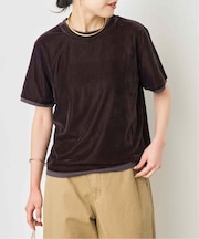 ベロアレイヤードTシャツ