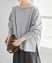 ロングスリーブラグランスウェット