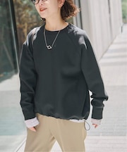 《新色 / 追加》ダンボールヘムギャザープルオーバー