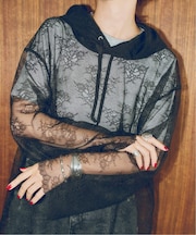 ARCHIVE STANCE / アーカイブスタンス lace hoodie
