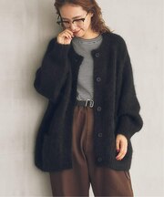 《40周年》S.SHIORI*S アルパカ混カーディガン