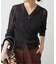 kiehtova /キエトヴァ LAYERED SHEER CROSS CARDIGAN カーディガン