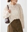 《セットアップ可》brushed lace ブラウス