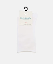 BLEU FORET / ブルーフォレ solid colors velvet cotton socks