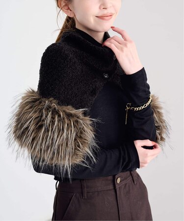 PROVOKE/プロヴォーク transform fake fur knit