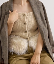 PROVOKE/プロヴォーク transform fake fur knit