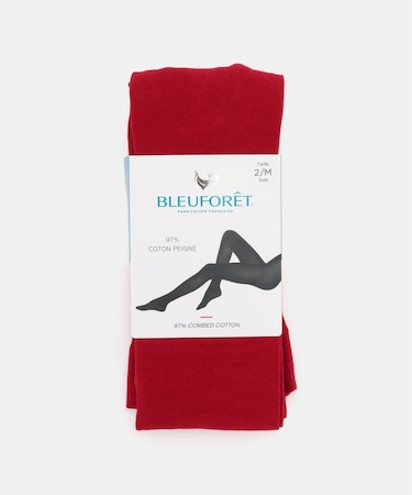 BLEU FORET / ブルーフォレ  velvet combed cotton tights