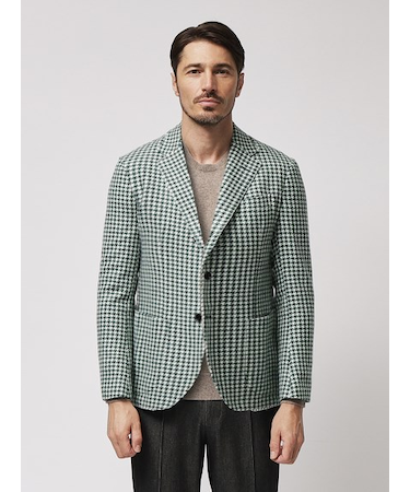 【IZG】ハウンドトゥース ジャケット