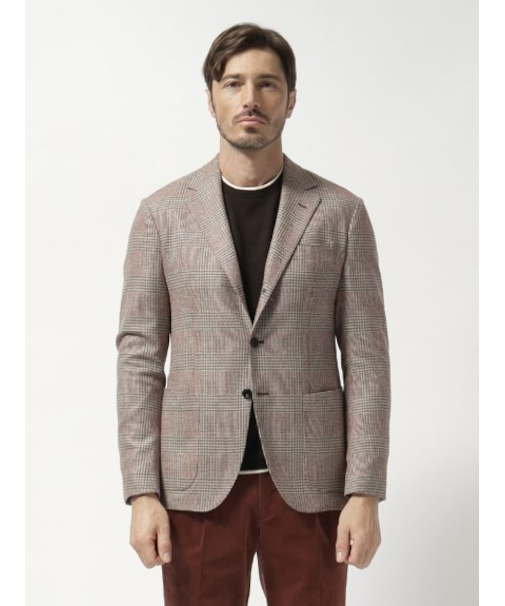 【IZG】ストレッチ グレンチェックジャケット