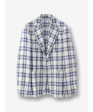 【IZ】四者混チェックジャケット