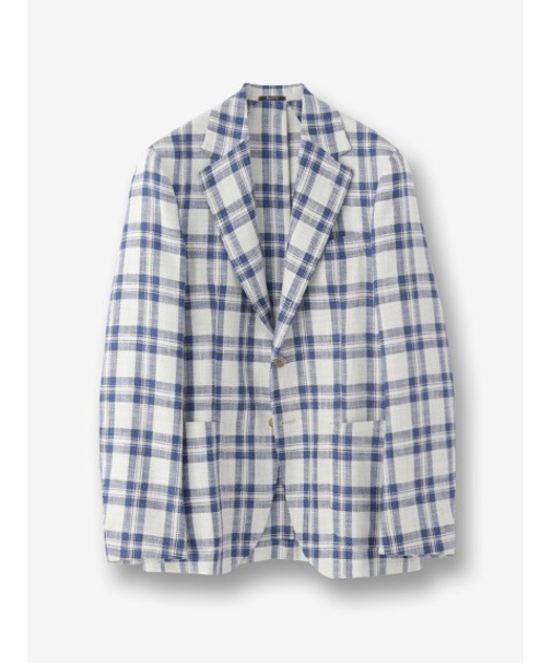 【IZ】四者混チェックジャケット