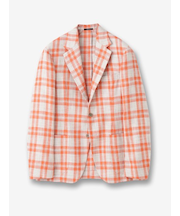 【IZ】四者混チェックジャケット