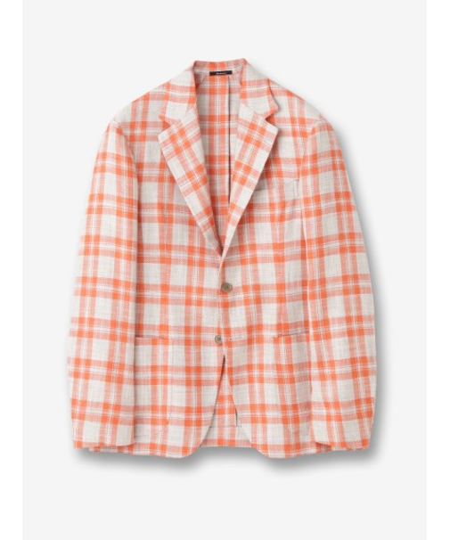 【IZ】四者混チェックジャケット