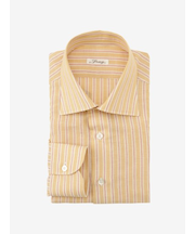 【VINTAGE FABLIC｜OXFORD】ストライプ セミワイドカラーシャツ