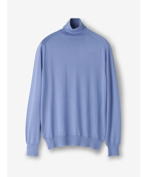 【カシミヤシルク】タートルネックニット
