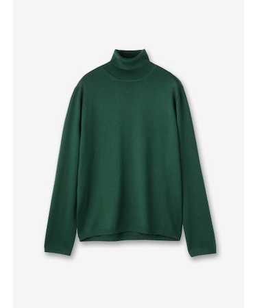 【27ゲージ】ウール タートルネックニット