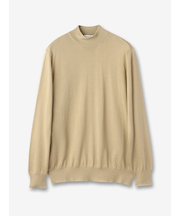 カシミヤ モックネックニット 長袖