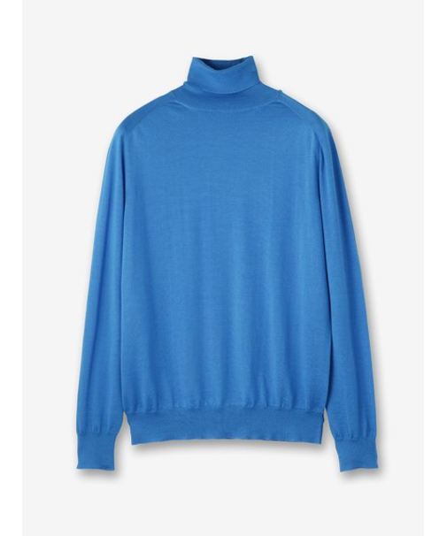 【カシミヤシルク】タートルネックニット