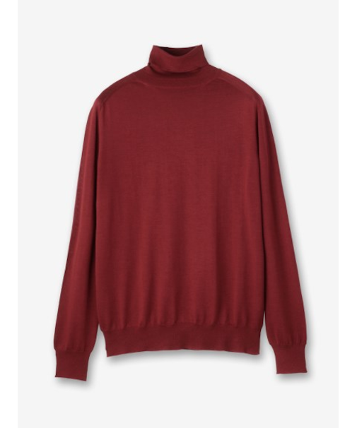 【カシミヤシルク】タートルネックニット