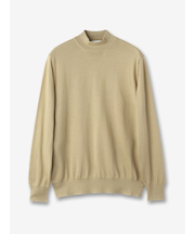 カシミヤ モックネックニット