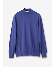 カシミヤ モックネックニット