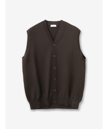 【27ゲージ】Vネックニットベスト