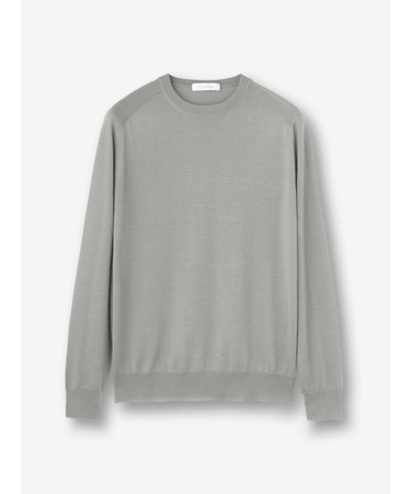 【カシミヤシルク】クルーネックニット