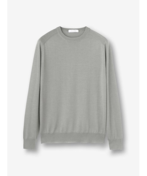 【カシミヤシルク】クルーネックニット