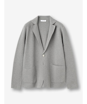 【ミラノリブ】ニットジャケット