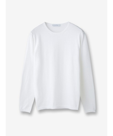 【27ゲージ】コットン クルーネックニット