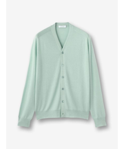 【カシミヤシルク】Vネックカーディガン