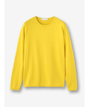 【27ゲージ】コットン クルーネックニット