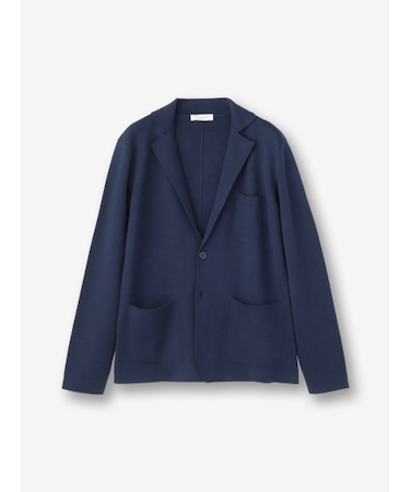 カシミヤ混　ニットジャケット