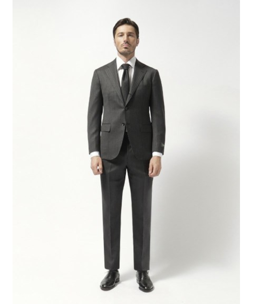【大島監修|DORMEUIL ROYAL11】ウール ヘリンボーンスーツ