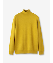 カシミヤ タートルネックニット