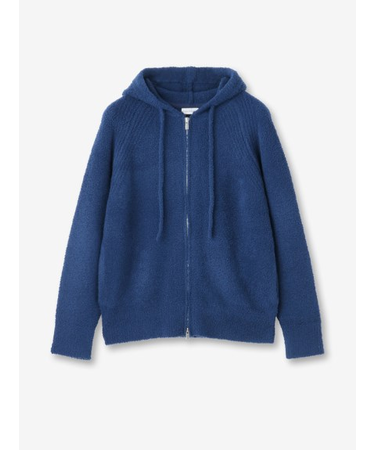 テディ ジップアップニットパーカ