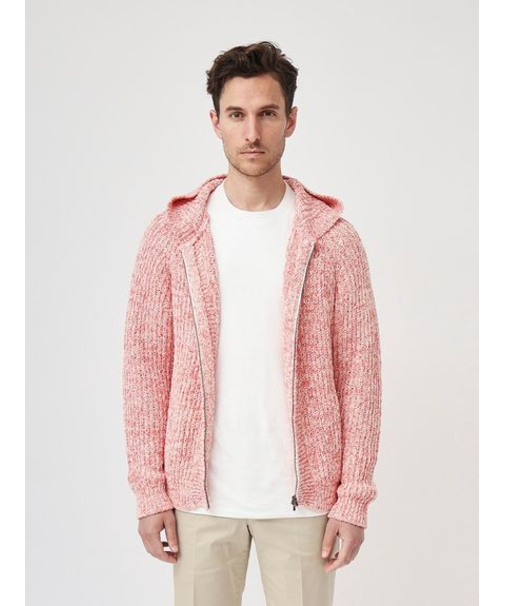 ローゲージ メランジニットパーカ