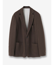 カシミヤシルク混 ダブルフェイス ジャージージャケット