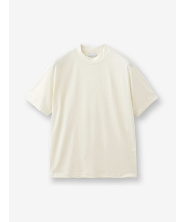 ウォッシャブルウール モックネックカットソー