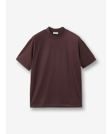 ウォッシャブルウール モックネックカットソー