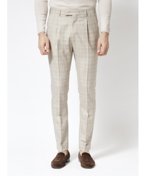 【MASTER 1P】ウールチェックパンツ