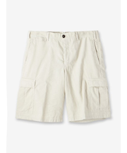 【BERMUDA】コットンリネンカーゴショーツ