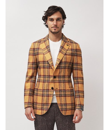 タータンチェック ジャケット