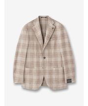 三者混チェックジャケット